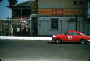 Thumbnail: Red coupe at Nurburgring  Alfa Romeo, maybe?