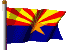 GIF:  Arizona State flag - waving