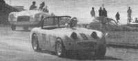 Thumnail: Sprite, MGA, MGB GT coming up from the beach