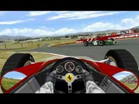 Thumbnail:  Looking uptrack from a spunout Ferrari   CLICK to see a larger version
