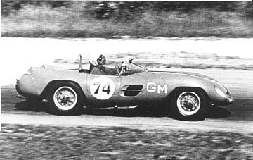 (Monochrome) Photo: The Stanguellini at Road America, 1960