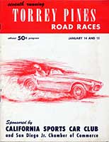 Scan: cover of January, 1956 Torrey Pines program