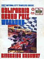 Thumbnail: Rverside International Raceway F-5000 race Program Cover - 1976