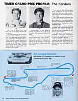 Scan: IMSA Grand Prix of Endurance  April, 1987  Kendall fearture and Course Map