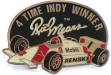 Scan: 4time Indy winner Rick Mears pin with Penske racer