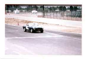 Thumbnail: MGB at the Riverside International Raceway Start-Finish line