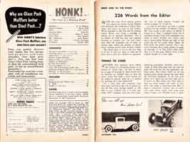 Thumbnail: staff, contents, Editor's comments, HONK! magazine issue of November, 1953.