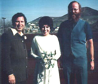 Photo: Ralph and Maria Gamez and YOBS, after I married them