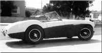 Thumbnail:  the '55 Healey 100 in San Diego, 1963