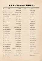 Scan: entry list Carrell Speedway  1948