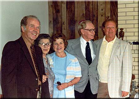 1980s photo of Herman James S. and four siblings