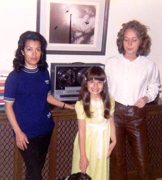 Photo: Margarita, Geneva, And Sandy. Had to be in 1970 or so