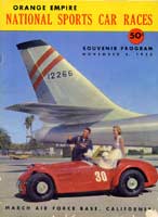 Scan: program cover March AFB  1953