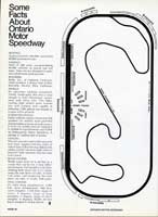 Scan:  course diagram  Ontario Motor Speedway  1970