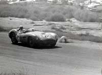 Thumbnail: Stirling Moss, Aston mattin DBR2, setting up for T2