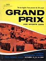 Scan: program cover  Times Grand Prix  Riverside  1962