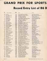 Scan: entry  list 1 Riverside International Raceway  1960