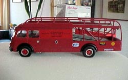 Thumbnail: Model of a Fiat/Bartoletti 642 N 2 Race Transporter in Ferrari colors 