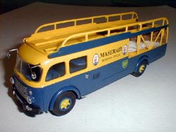 Thumbnail: A Fiat/Bartoletti 642 N 2 Race Transporter in Maserati colors 