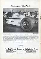 Scan: Carrell Speedway Big Car Races January 1949   Photo "Going For Win No. 3"