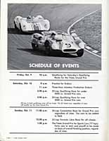 Scan: Times Grand Prix  1964  schedule of events