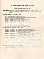 Scan: Hourglass Field races, October 1957  Schedule