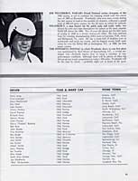 Scan: Riverside 500-Mile Stock Car Road Race  January, 1963   Official Etntries  Second Page