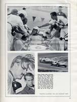 Scan: Riverside 500-Mile Stock Car Road Race  January, 1963   Times GP photo page with Roger Penske and Graham Hill