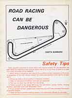 Scan: Santa Barbara 22nd Running, Sept. 1964    Course Map and advisory