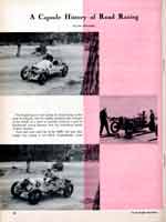 Thumbnail:  L.A. Sports Car Road Races at Hansen Dam  June, 1955  "A Capsule History of Road Racing"  Page  One