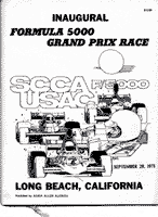 Thumbnail: 1975 Long Beach F-5000 race report  Cover Page