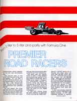 Thumbnail: Inaugural Long Beach (F-5000) Race, September, 1975   Formula background  Page Two