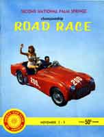 Thumbnail:  November, 1957 Palm Springs National Road Race   Program Cover