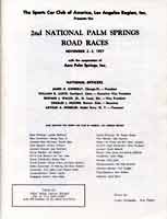 Thumbnail:  November, 1957 Palm Springs National Road Race   Officials