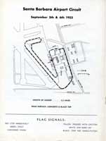 Thumbnail: 1st running, Santa Barbara Road Races, September, 1953   Course Map