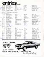 Scan:  Orange County International Raceway  Regional Races September, 1969   Entriy list  Page 3
