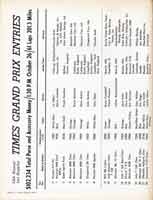 Scan: Times GP 1969  entry list page one