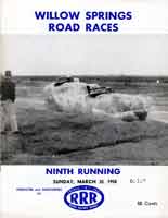 Scan: 14th Palm Springs road race  April, 1958  Program cover