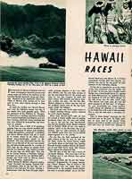 Thumbnail: Road & Track  October, 1955 issue - Hawaii Races  Page One