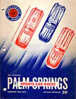 Scan: 10th Palm Springs road race  February, 1956  Program cover