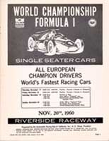 Scan: F-1 Advert Riverside International Raceway  1960